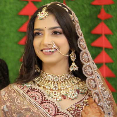 Bridal makeup by professional makeup artist in Udaipur – Bhumika Makeover Magic